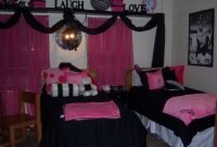 black and hot pink room ideas for girls |  hot pink, black and