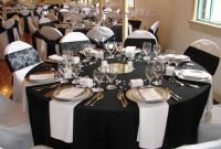 black white red gold reception decorations | pink embroidered