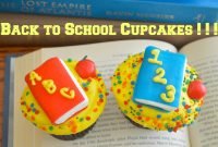 book, back to school cupcakes! easy as one, two, three! - youtube