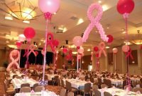 breast cancer fundraising event decor -. such an inspiring cause and