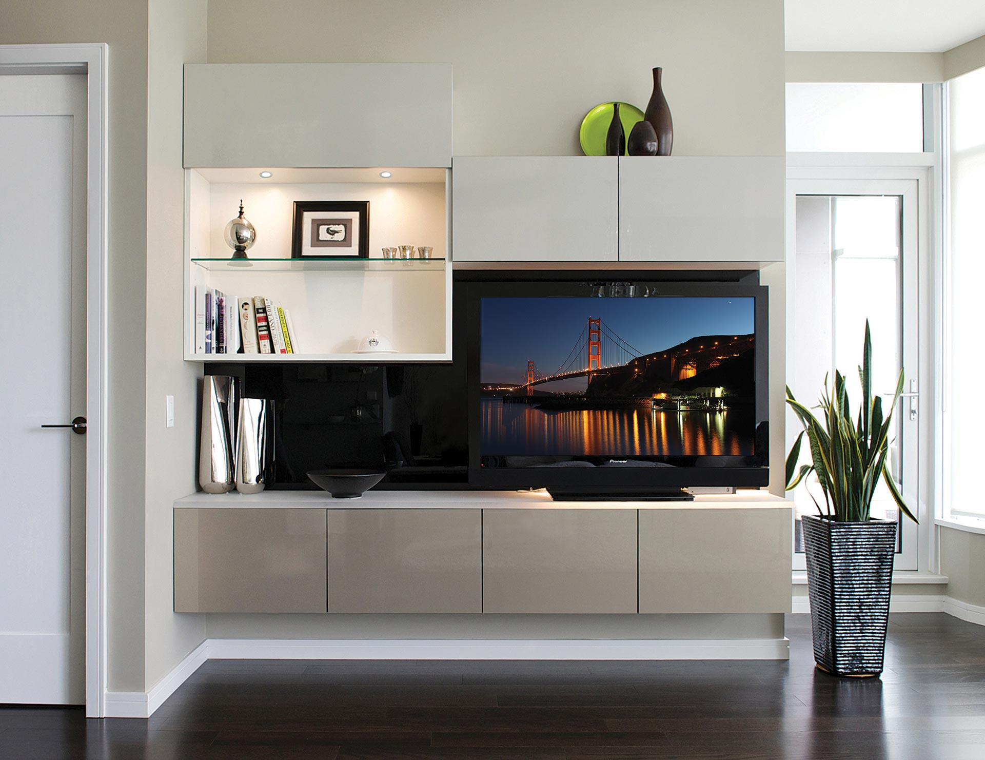 modern living room media cabinets