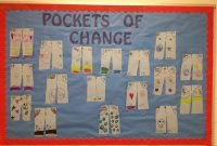 bulletin board idea for money (dimes, nickels and pennies). | i'm