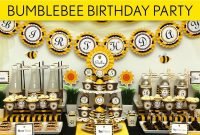 bumblebee birthday party ideas // smiling bumblebee - b28 - youtube