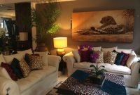 burgundy,teal and leopard print living room decor | same room