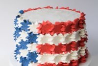 buttercream stars and stripes flag cake | erin bakes