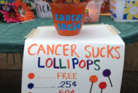 cancer sucks-like this idea for an easy fundraiser @sandra pendle