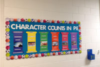 character counts pe bulletin board | pe bulletin boards | elementary