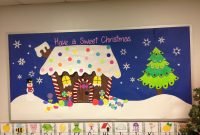 christmas bulletin board, gingerbread house | bulletin boards