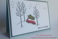 christmas card ideas and inspiration using stampin up products