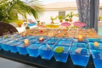 cool beach birthday pool party dessert &quot;cake&quot;. make the &quot;sand&quot; with