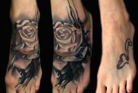 coverup tattoo | foot rose cover up tattoo design | best tattoo