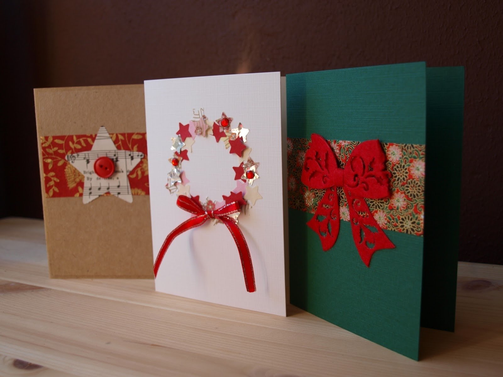 10 Pretty Ideas For Homemade Christmas Cards 2023