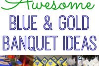 cub scout blue &amp; gold banquet ideas - happiness is homemade