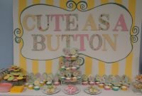 cute as a button baby shower invitations | free invitation ideas