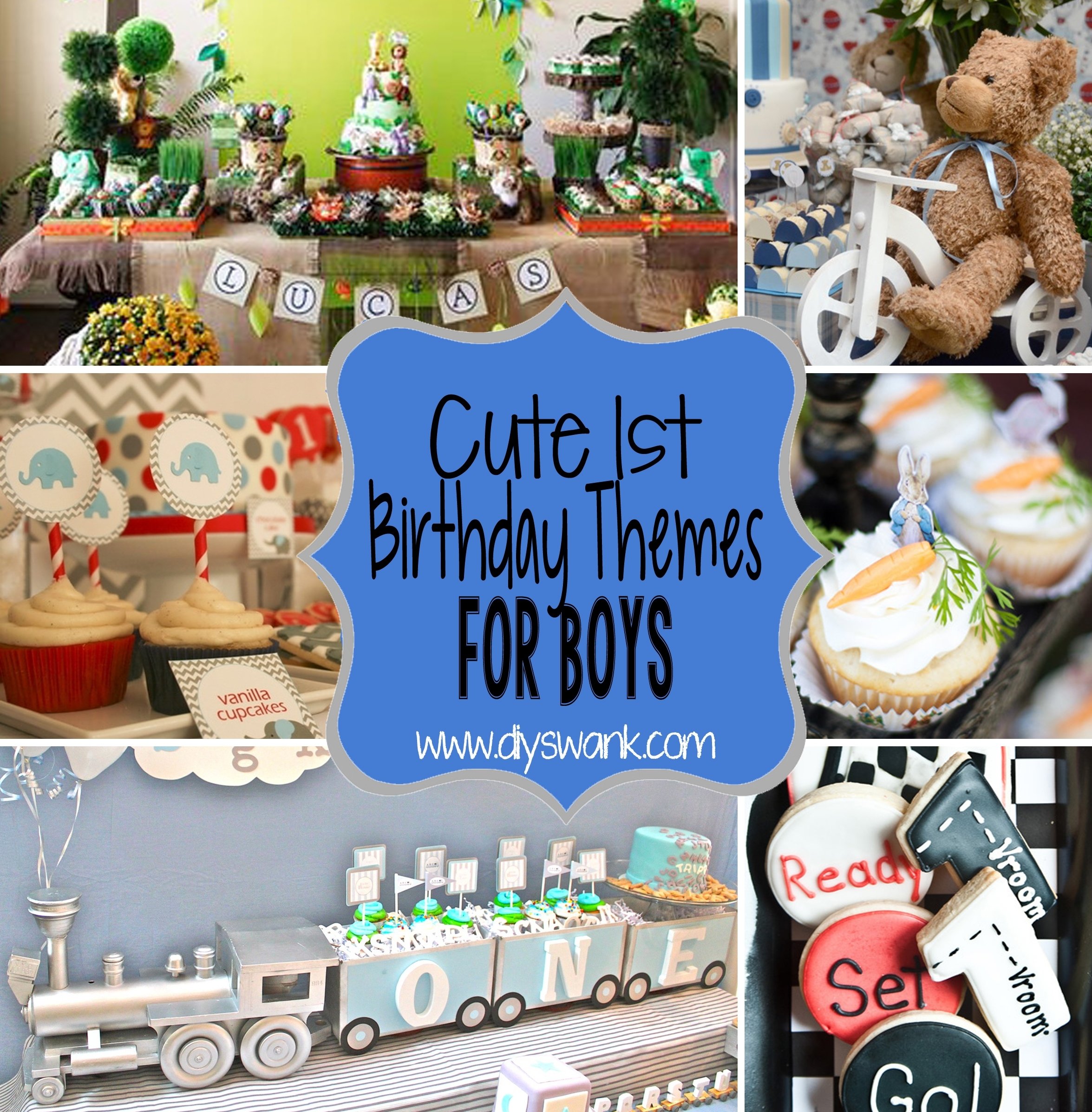 Cute Boy 1st Birthday Party Themes 19 