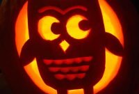 cute owl pumpkin : 10 cute pumpkin carving patterns ideas