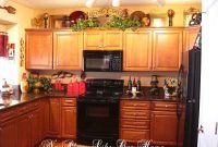 decorating above kitchen cabinets tuscany | here's a closer look at