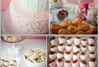 delicious sweets and beautiful tea party decorations to go with