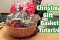 diy gift basket tutorial - christmas gift basket - giftbasketappeal