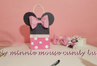 diy minnie mouse candy bag / bolsa de dulce - youtube