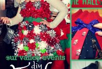 diy tacky christmas sweater ideas - our valley events