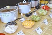 diy taco bar party - table tents free printables | taco bar party