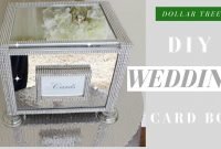 diy wedding card box | dollar tree bling wedding card box - youtube