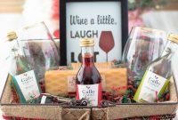 diy wine gift basket ideas - flour on my face