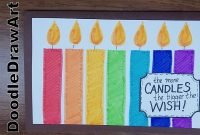 drawing: how to make a birthday card - ideas for birthday wishes