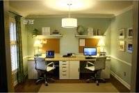 dual desk home office on a budget as well as modern dual desk home