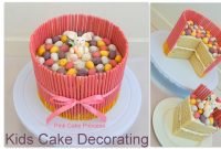 easter pocky cake - easy kids cake decorating how to - youtube