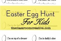 easter scavenger hunt for kids | easter | pinterest | easter