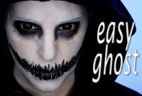 easy ghosts halloween makeup tutorial | silvia quiros - youtube