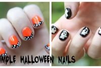 easy halloween nail art designs (no nail art tools needed!) - youtube