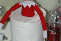 elf on the shelf ideas using toilet paper