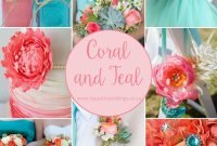 emejing coral and teal wedding ideas contemporary - styles &amp; ideas