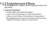 enlightenment take home notes enlightenment vocab pg reason 2.age of