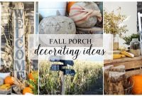 fall porch decorating ideas - the wood grain cottage