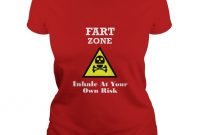 fart zone funny gift ideas for farter man woman - mens premium t