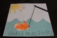 fish card for kids. dad birthday craft or father's day. | handmade