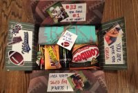 football player goodie bag / football care package / secret