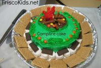 frisco kids: cub scout bake-off cake ideas - campfire cake - http