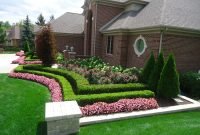 front yard landscape design ideas landscape curb appeal throughout