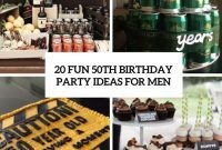 fun 50th birthday party ideas for men cover | birthday for husband