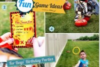 fun games and activities for boys' birthday parties