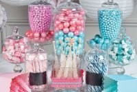 gender reveal candy buffet idea | is it a boy? is it a girl? reveal