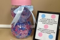 gender reveal party game.guess the amount in the bottle. the