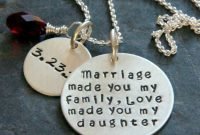 gift for daughter in law, marriage made you my family, gift from