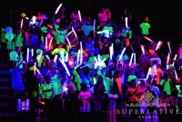 glow pep rally - amazing black light pep rally ideas