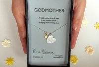 godmother necklace will you be my godmother gift baptism gifts